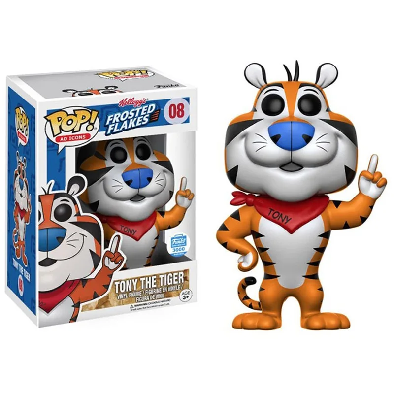 Funko Pop Frosted Flakes Vinyl Figure #08 Tony the Tiger Collection Vinyl Dolls Figure Model Toys For Children Christmas Gift 
Funko Pop Frosted Flakes Vinyl Figure #08 Tony the Tiger Collection Vinyl Dolls Figure Model Toys For Children Christmas Gift
