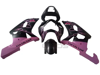 For Suzuki GSXR600 GSXR750 K1 2001-2003 Body Fairing Kit Matte Pink Black with Pink Flame
For Suzuki GSXR600 GSXR750 K1 2001-2003 Body Fairing Kit Matte Pink Black with Pink Flame