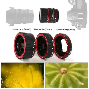 Lens Adapter Mount Auto Focus AF Macro Extension Tube EF-S T4i Lens 7D lens 60D T5i For Canon 600D 550D 6D 70D T2i T3i Ring U9X1
Lens Adapter Mount Auto Focus AF Macro Extension Tube EF-S T4i Lens 7D lens 60D T5i For Canon 600D 550D 6D 70D T2i T3i Ring U9X1