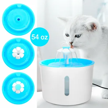 1.6L Automatic Cat Dog Water Fountain LED Electric Pet Drinking Feeder Bowl USB Mute Dog Cat Water Dispenser Pets Drinker
1.6L Automatic Cat Dog Water Fountain LED Electric Pet Drinking Feeder Bowl USB Mute Dog Cat Water Dispenser Pets Drinker
