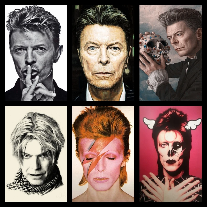 Декоративная картина David Bowie Rock singer постер с актером|Рисование и каллиграфия| |