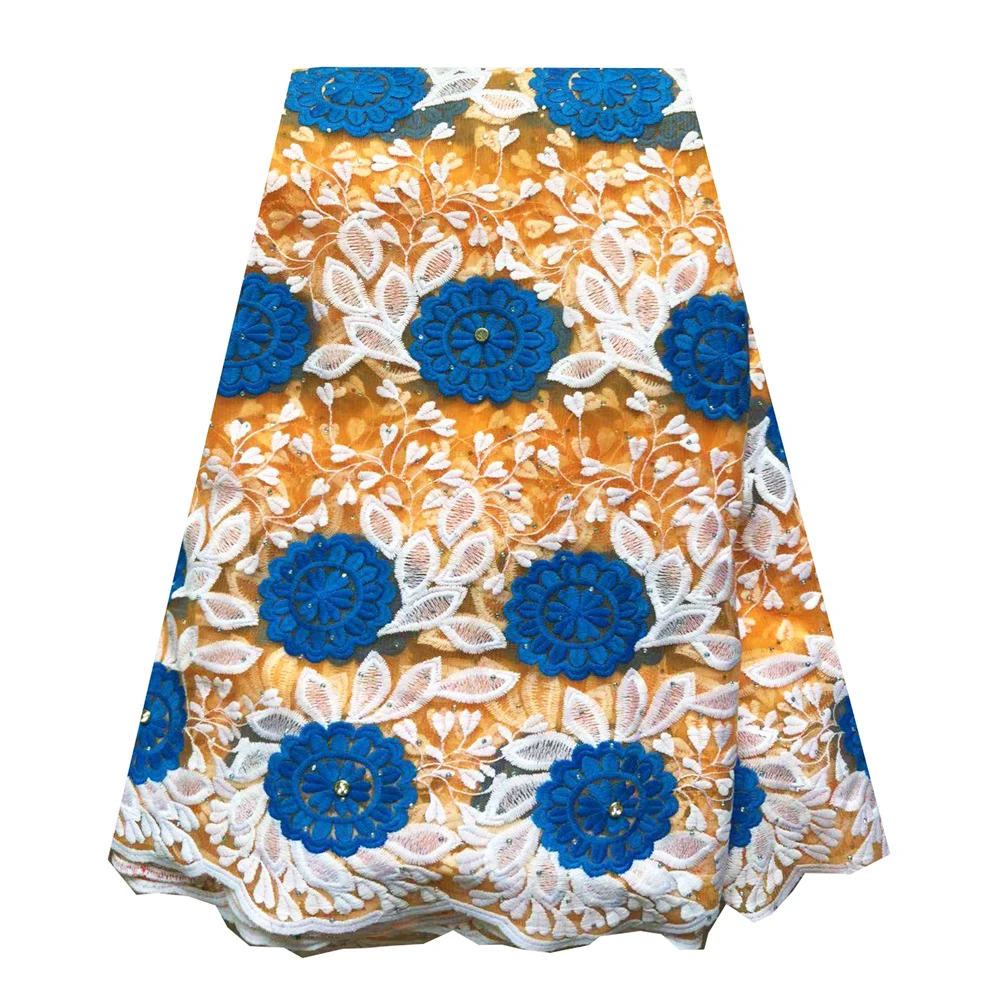african-lace-fabric-orange-blue