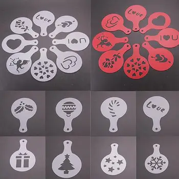 8Pcs Art Stencils Coffee Cupcake Template Mold DIY Decor Barista Stencils Template Strew Pad Duster Spray Garland Mould Barista
8Pcs Art Stencils Coffee Cupcake Template Mold DIY Decor Barista Stencils Template Strew Pad Duster Spray Garland Mould Barista