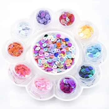 Paillette2 3 4 5 6 mm Flat Round PVC Loose Sequins Sewing Craft Wedding Decoration Clothes Garment Dress Shoe Caps DIY Accessory
Paillette2 3 4 5 6 mm Flat Round PVC Loose Sequins Sewing Craft Wedding Decoration Clothes Garment Dress Shoe Caps DIY Accessory