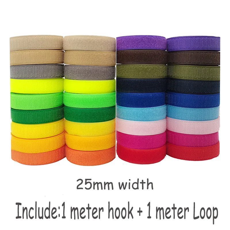 25mm colour fastener tape hooks and loops sewing Accessories tape strap for shoe repair clothing DIR 1m hook + 1m loop
25mm colour fastener tape hooks and loops sewing Accessories tape strap for shoe repair clothing DIR 1m hook + 1m loop