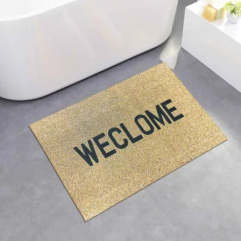 Welcome Doormat Entrance Mat Hallway Simple Brown Printed Anti-Slip Floor Mat Area Rugs Letter Door Mat Carpet 45 x 70 cm
Welcome Doormat Entrance Mat Hallway Simple Brown Printed Anti-Slip Floor Mat Area Rugs Letter Door Mat Carpet 45 x 70 cm