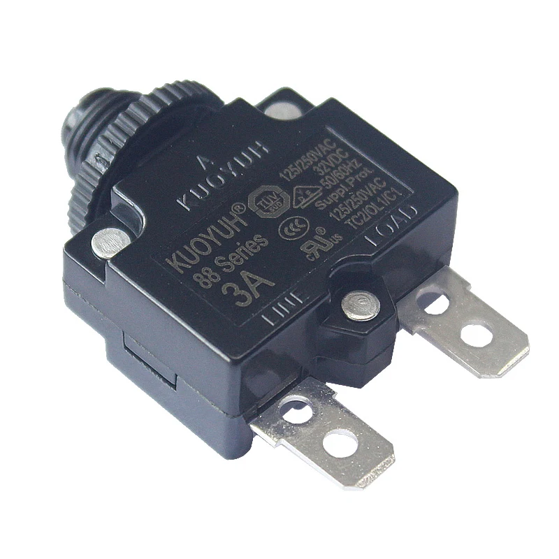 

88Series KUOYUH Circuit Breakers 3A 4A 5A 6A 7A 8A 9A 10A 11A 12A 13A 14A15A Overload Overcurrent Protector