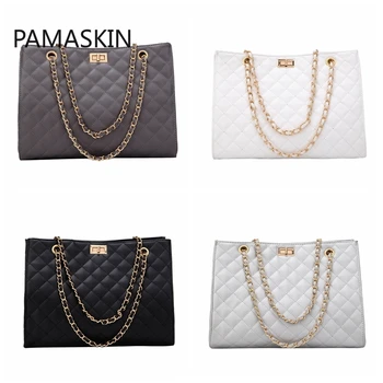 Luxury Handbags Women Bags Designer Leather Chain Large Shoulder Bags Tote Hand Bag Fashion Crossbody Bags For Women 2020 White
Luxury Handbags Women Bags Designer Leather Chain Large Shoulder Bags Tote Hand Bag Fashion Crossbody Bags For Women 2020 White