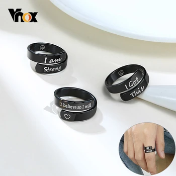 Vnox Personalized Gifts Rings for Men Women Free Custom Engrave Name Stainless Steel Size Adjustable Anniversary Jewelry
Vnox Personalized Gifts Rings for Men Women Free Custom Engrave Name Stainless Steel Size Adjustable Anniversary Jewelry