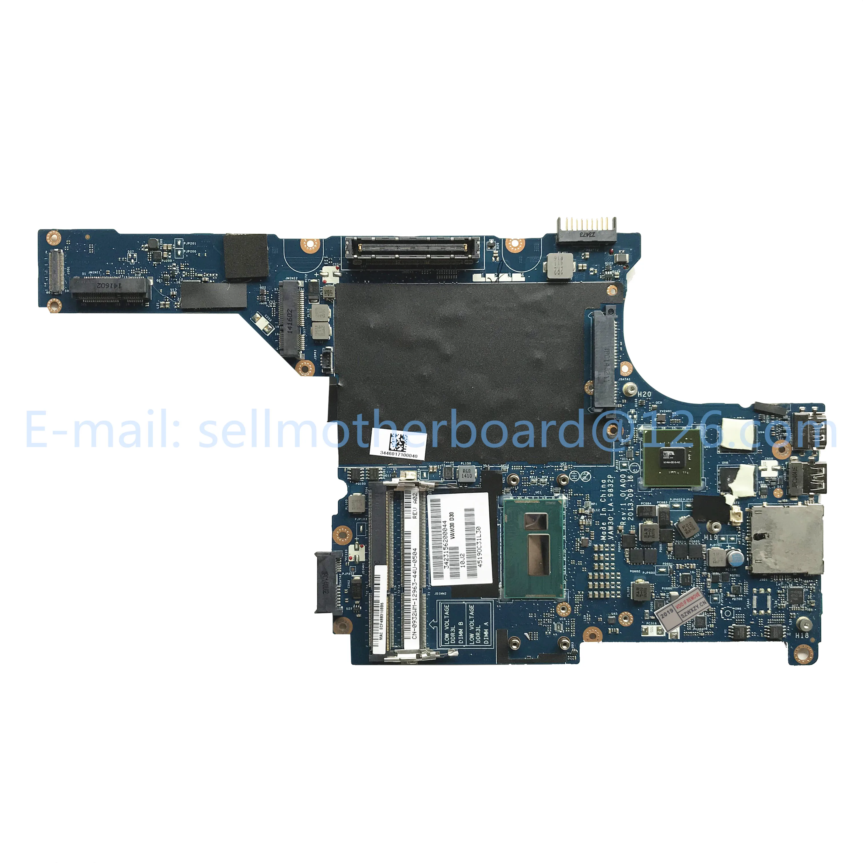 Для DELL E5440 материнская плата для ноутбука VAW30 LA-9832P с SR1ED i5-4300u 0932WM CN-0932WM MB 100%