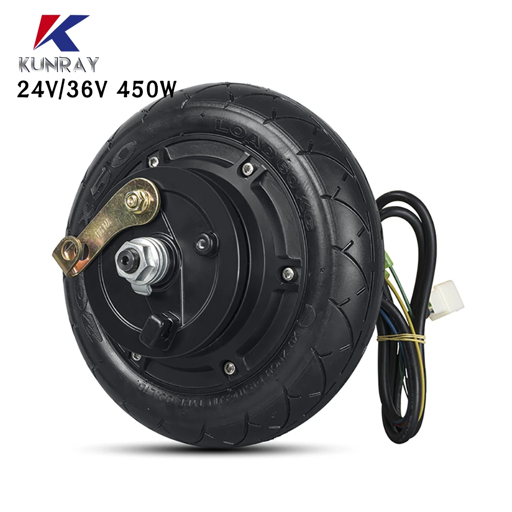

36V 48V 500W Hub Motor Scooter Brushless Toothless Electric Scooter Hub Wheel Motor 8 Inch electric bike conversion kit