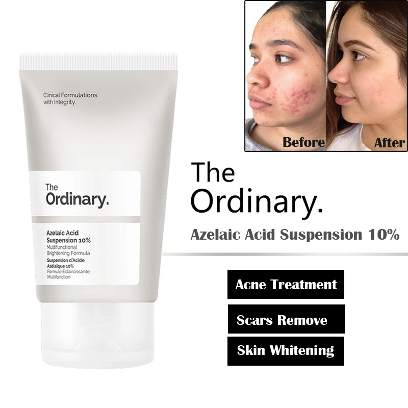 The Ordinary Azelaic Acid Suspension 10% Multi functional Brightening Formula Acne Treatment Daily Face Cream
The Ordinary Azelaic Acid Suspension 10% Multi functional Brightening Formula Acne Treatment Daily Face Cream