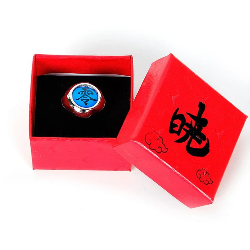 Красное кольцо для косплея Аниме Наруто шаринганы Акацуки Учиха Итачи упаковано