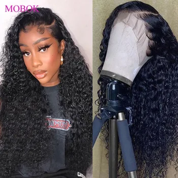 Mobok Kinky Curly Wig 13X4 Lace Front Human Hair Wigs Remy 250% Peruvian Hair Wigs Pre Plucked 360 Lace Front Wig With Baby Hair
Mobok Kinky Curly Wig 13X4 Lace Front Human Hair Wigs Remy 250% Peruvian Hair Wigs Pre Plucked 360 Lace Front Wig With Baby Hair