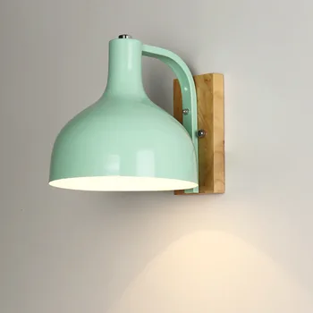 Wood Wall Lamp Originality Modern Wrought Iron A Living Room Bedroom Bedside Hotel Engineering Restaurant Macaroon Wall Lamp 
Wood Wall Lamp Originality Modern Wrought Iron A Living Room Bedroom Bedside Hotel Engineering Restaurant Macaroon Wall Lamp