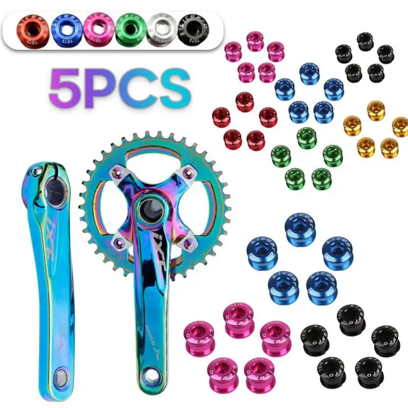 5PCS Bike Accessories Crank Bolt Aluminum Alloy 7075 CNC Bike Chainring Bolts Single/Double Speed Crank Bolt Bicycle Parts
5PCS Bike Accessories Crank Bolt Aluminum Alloy 7075 CNC Bike Chainring Bolts Single/Double Speed Crank Bolt Bicycle Parts