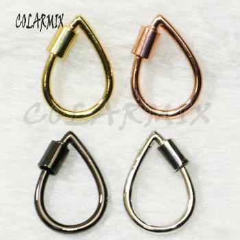 10pcs Tear drop clasp bolt clasp jewelry accessories mix colors pendants for jewelry making Slim clasp for necklace 50236
10pcs Tear drop clasp bolt clasp jewelry accessories mix colors pendants for jewelry making Slim clasp for necklace 50236
