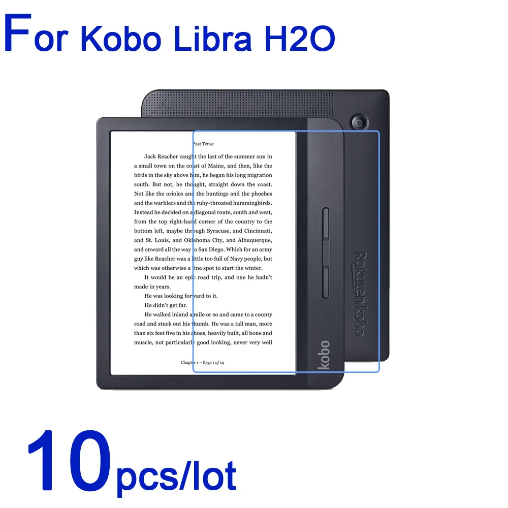 10pcs/lot Soft LCD Screen Protectors for Kobo Libra H2O Ebook Tablet Ultra-Clear/Matte/Nano Anit-Explosion Pretective Film | Мобильные