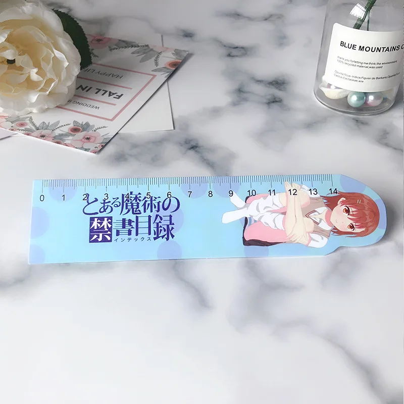 Anime Ruler Toaru Kagaku no Railgun Material Escolar Ruler Precision Measuring Tool Learning Student School Stationery
Anime Ruler Toaru Kagaku no Railgun Material Escolar Ruler Precision Measuring Tool Learning Student School Stationery