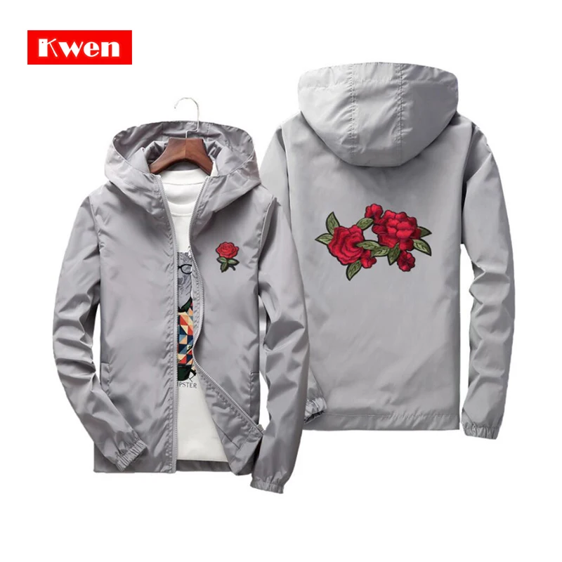2019 Family Clothing Rose Embroidery Jackets Men Women Flower Embroidered Polyester Jacket Hip Hop Casual Plus Size 6XL 7XL
2019 Family Clothing Rose Embroidery Jackets Men Women Flower Embroidered Polyester Jacket Hip Hop Casual Plus Size 6XL 7XL