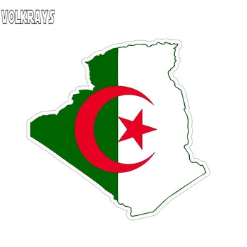 Volkrays Personality Car Sticker Algeria Flag Map Accessories Reflective Waterproof Cover Scratches Vinyl Decal,13cm*13cm
Volkrays Personality Car Sticker Algeria Flag Map Accessories Reflective Waterproof Cover Scratches Vinyl Decal,13cm*13cm