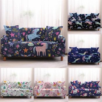 Cartoon Unicorn 1/2/3/4Seats Elastic Sofa Covers Living Room Stretch Couch Cover Sofa Protectors Washable Furniture Slipcovers 
Cartoon Unicorn 1/2/3/4Seats Elastic Sofa Covers Living Room Stretch Couch Cover Sofa Protectors Washable Furniture Slipcovers