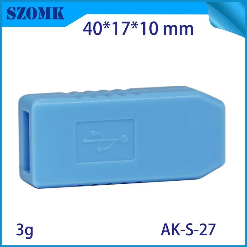 usb stick plastic pcb enclosure usb flash drive instrument housing case szomk clear junction box (4)