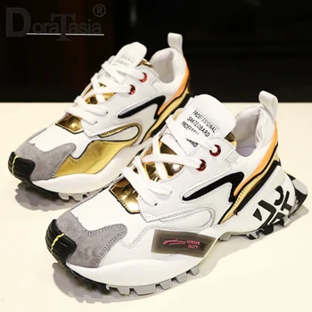 DORATASIA Fashion Attractive Colorful Print Sneakers Daily Casual Walk Sneakers Women Cool lace-up Platform Shoes Woman
DORATASIA Fashion Attractive Colorful Print Sneakers Daily Casual Walk Sneakers Women Cool lace-up Platform Shoes Woman