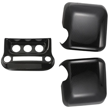 1pcs Carbon Fiber Air Conditioner Switch Panel Cover Decor & 1 pair Carbon Fiber Side Rearview Mirror Cover Trim
1pcs Carbon Fiber Air Conditioner Switch Panel Cover Decor & 1 pair Carbon Fiber Side Rearview Mirror Cover Trim