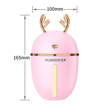 2 in 1 Car Air Purifier Freshener 450ml Cute Deer Air Humidifier USB Aroma Essential Oil Diffuser Night Light for Home Office
2 in 1 Car Air Purifier Freshener 450ml Cute Deer Air Humidifier USB Aroma Essential Oil Diffuser Night Light for Home Office