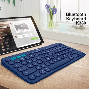 

Durable K380 Keyboard Household Computer Keypad Wireless Bluetooth Accessories for Logitech Tablet Laptop Smartphone