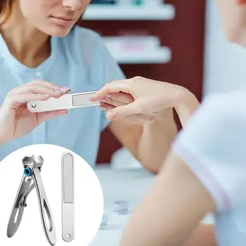 Stainless Steel Nail File Professional Nail Cutter Trimmer Clipper Manicure Tool Equipped with Small Magnets Ensure Safety
Stainless Steel Nail File Professional Nail Cutter Trimmer Clipper Manicure Tool Equipped with Small Magnets Ensure Safety