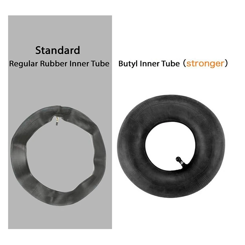 LUOJIA 2.80//2.50-4 Inner Tube with TR-87 Bent Valve Stem Fit for 4 Rim Wheels Scooters//Lawn Mowers//Hand Trucks and Wheelbarrows