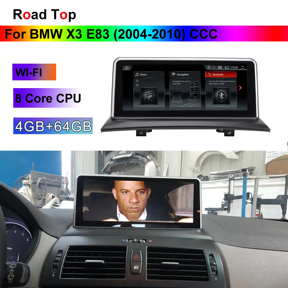 10.25" Android Head Unit Screen for BMW X3 E83 2004-2010 with Radio Bluetooth WiFi GPS Navigation Multimedia System
10.25" Android Head Unit Screen for BMW X3 E83 2004-2010 with Radio Bluetooth WiFi GPS Navigation Multimedia System