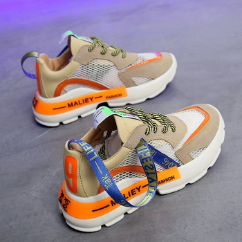 2020 Fashion Chunky Sneakers Platform Designers Mixed Colors Old Dad Shoes Woman Mesh Breathable Lace Up Sports Casual Shoes 
2020 Fashion Chunky Sneakers Platform Designers Mixed Colors Old Dad Shoes Woman Mesh Breathable Lace Up Sports Casual Shoes