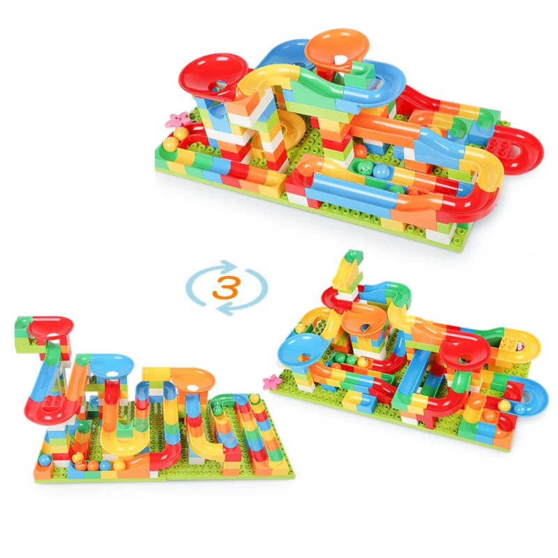 183pcs Christmas Gifts Big Size Bricks Blocks Marble Run Maze Ball Building Block DIY Kit Funnel Slide Educational Toys For Boy
183pcs Christmas Gifts Big Size Bricks Blocks Marble Run Maze Ball Building Block DIY Kit Funnel Slide Educational Toys For Boy