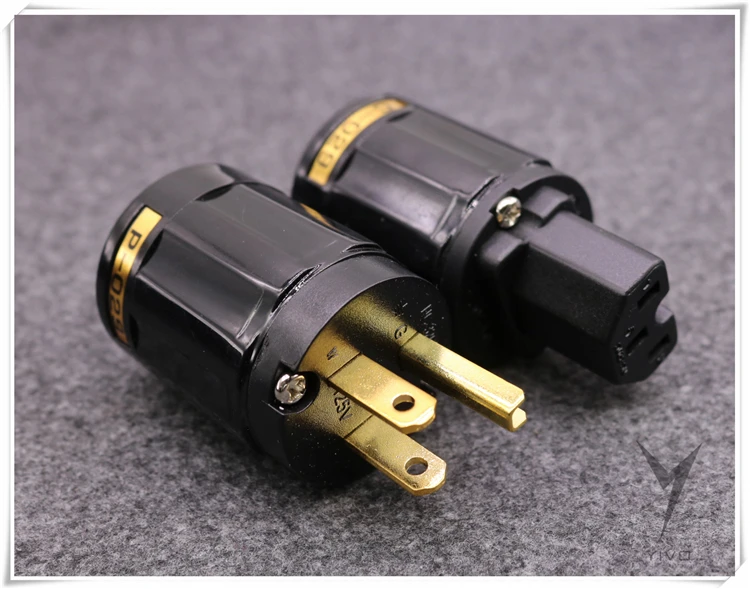 YIVO P-029 C-029 audio video power female schuko IEC male connectors US 11