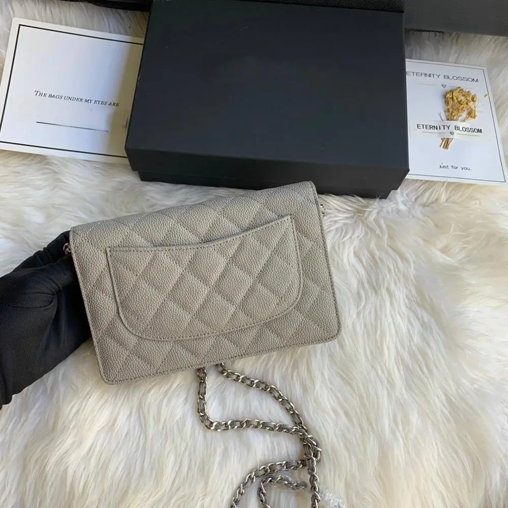 

Top Quality Shoulder Bags Crossbody Bags Genuine Leather designer luxury flap bag mini classic woc bag caviar leather wallet