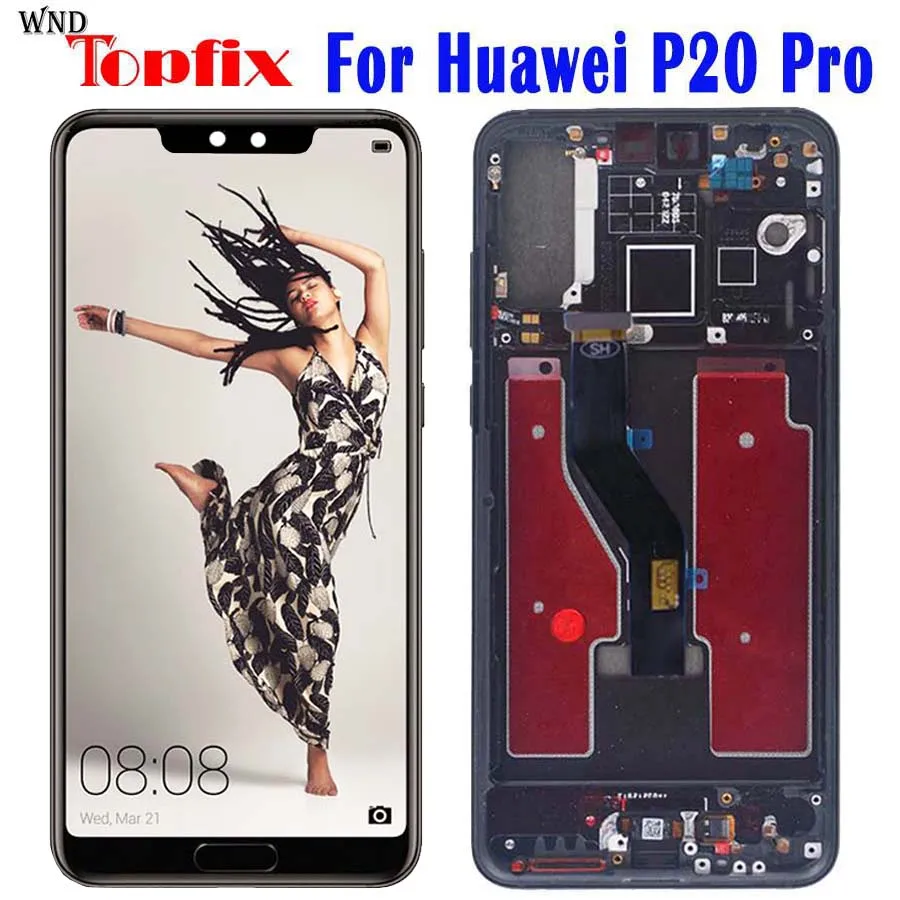 TFT для Huawei P20 Pro ЖК дисплей сенсорный экран дигитайзер в сборе Замена PRO