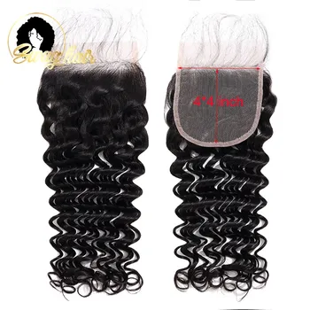 Swag Deep Wave 4x4 Closure Brazilian Human Hair Closure Middle/Three/Free Part Pre-plucked with Baby hair Free Shipping
Swag Deep Wave 4x4 Closure Brazilian Human Hair Closure Middle/Three/Free Part Pre-plucked with Baby hair Free Shipping