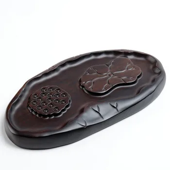 Solid Wood Ebony New Dry Brewing Teapot Table Home Teaset Board Creative Lotus Tea Tray Water Storage Saucer
Solid Wood Ebony New Dry Brewing Teapot Table Home Teaset Board Creative Lotus Tea Tray Water Storage Saucer