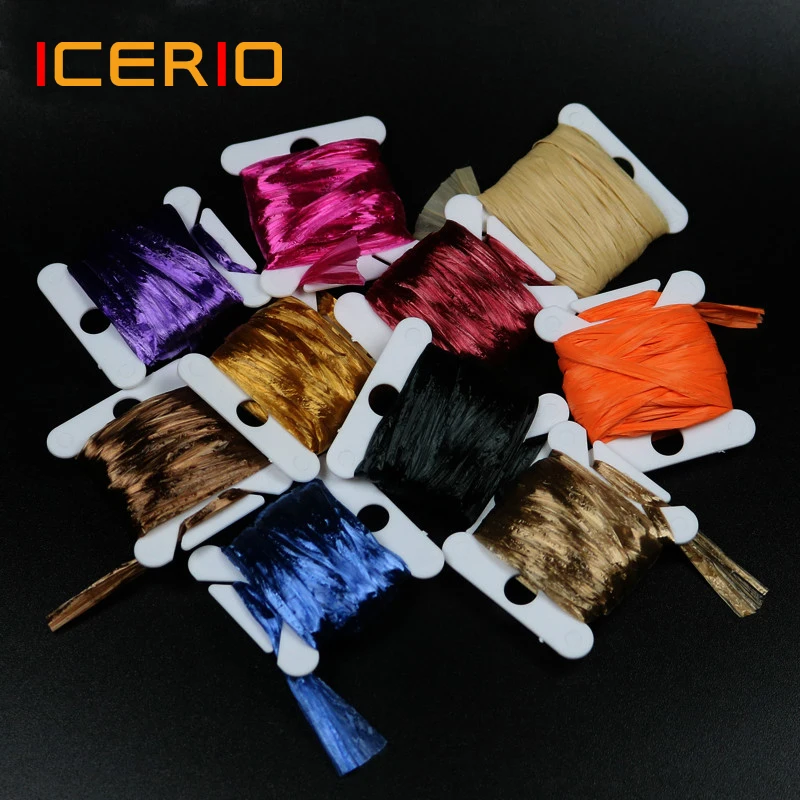 ICERIO 10PCS Fly Fishing Tying Materials Swiss Straw for Tying Wing Cases and Shell Backs on Nymphs and Scud Patterns
ICERIO 10PCS Fly Fishing Tying Materials Swiss Straw for Tying Wing Cases and Shell Backs on Nymphs and Scud Patterns