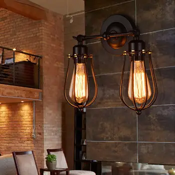 Retro LED Loft Iron Art E27 Wall Lamp Pomelo Shape Night Light for Hallway Balcony Corridor Bar Decor Refine Craft Without Bulb
Retro LED Loft Iron Art E27 Wall Lamp Pomelo Shape Night Light for Hallway Balcony Corridor Bar Decor Refine Craft Without Bulb