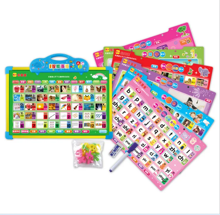 Children'S Educational Toy 13-in-One Audio Chart Writing Board Early Education Intelligent Voice Learning Magnetic Drawing Board
Children'S Educational Toy 13-in-One Audio Chart Writing Board Early Education Intelligent Voice Learning Magnetic Drawing Board