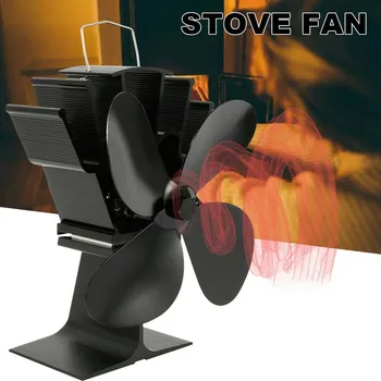 Black Fireplace 4 Blade Heat Powered Stove Fan Komin Log Wood Burner Eco Friendly Quiet Fan Home Efficient Heat Distribution
Black Fireplace 4 Blade Heat Powered Stove Fan Komin Log Wood Burner Eco Friendly Quiet Fan Home Efficient Heat Distribution
