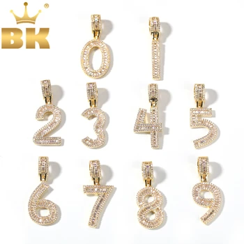 THE BLING KING Baguette Numbers Chain Necklaces & Pendant Rope/Cuban Chain For Men Women Iced Out Cubic Zircon Hiphop Jewelry
THE BLING KING Baguette Numbers Chain Necklaces & Pendant Rope/Cuban Chain For Men Women Iced Out Cubic Zircon Hiphop Jewelry