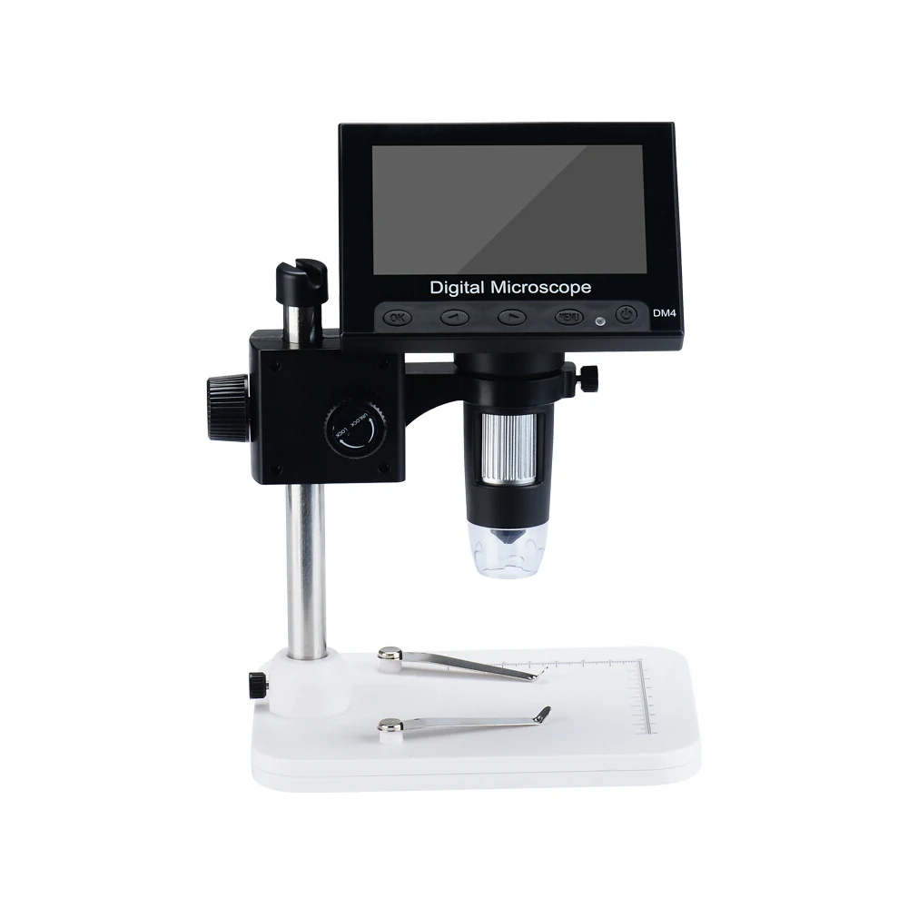4.3inch LCD Large Screen Electronic Digital Microscope 720P High Definition 8 LED Lights with TF Card Slot (Black)
4.3inch LCD Large Screen Electronic Digital Microscope 720P High Definition 8 LED Lights with TF Card Slot (Black)