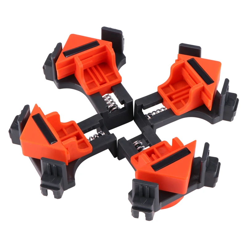 Practical 4pcs 90 Degree Right Angle Clamp Fixing Clips Picture Frame Corner Clamp Woodworking Hand Tool furniture repaire photo
Practical 4pcs 90 Degree Right Angle Clamp Fixing Clips Picture Frame Corner Clamp Woodworking Hand Tool furniture repaire photo