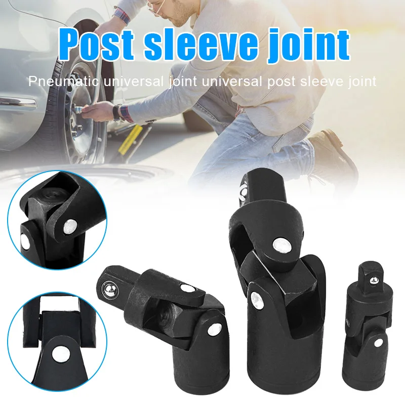 New Arrival Joint Socket 3Pcs/Set Drive Universal Joint Swivel Wobble Socket Impact Extension Tools Kit Joint Socket-30
New Arrival Joint Socket 3Pcs/Set Drive Universal Joint Swivel Wobble Socket Impact Extension Tools Kit Joint Socket-30