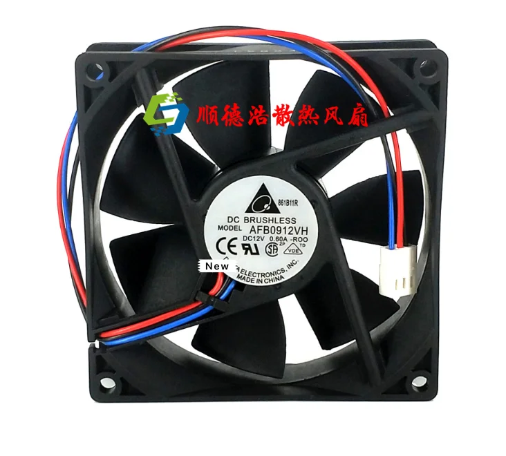 For delta AFB0912VH = AUB0912VH 9cm 90mm 90*90*25MM 9225 DC 12V 0.60A 4-pin pwm computer cpu cooling fans
For delta AFB0912VH = AUB0912VH 9cm 90mm 90*90*25MM 9225 DC 12V 0.60A 4-pin pwm computer cpu cooling fans
